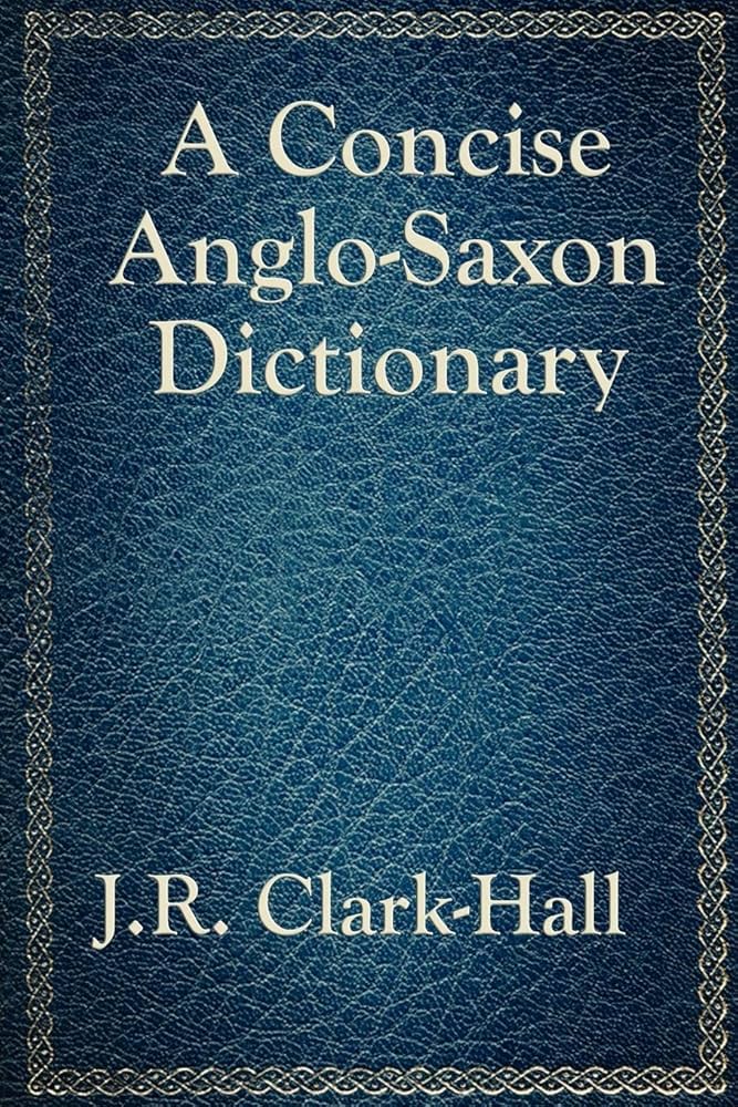 A Concise Anglo-Saxon Dictionary Cover