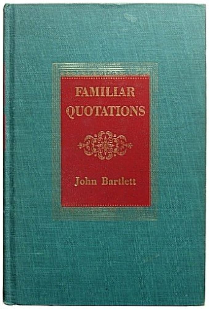 Cover of Familiar Quotations