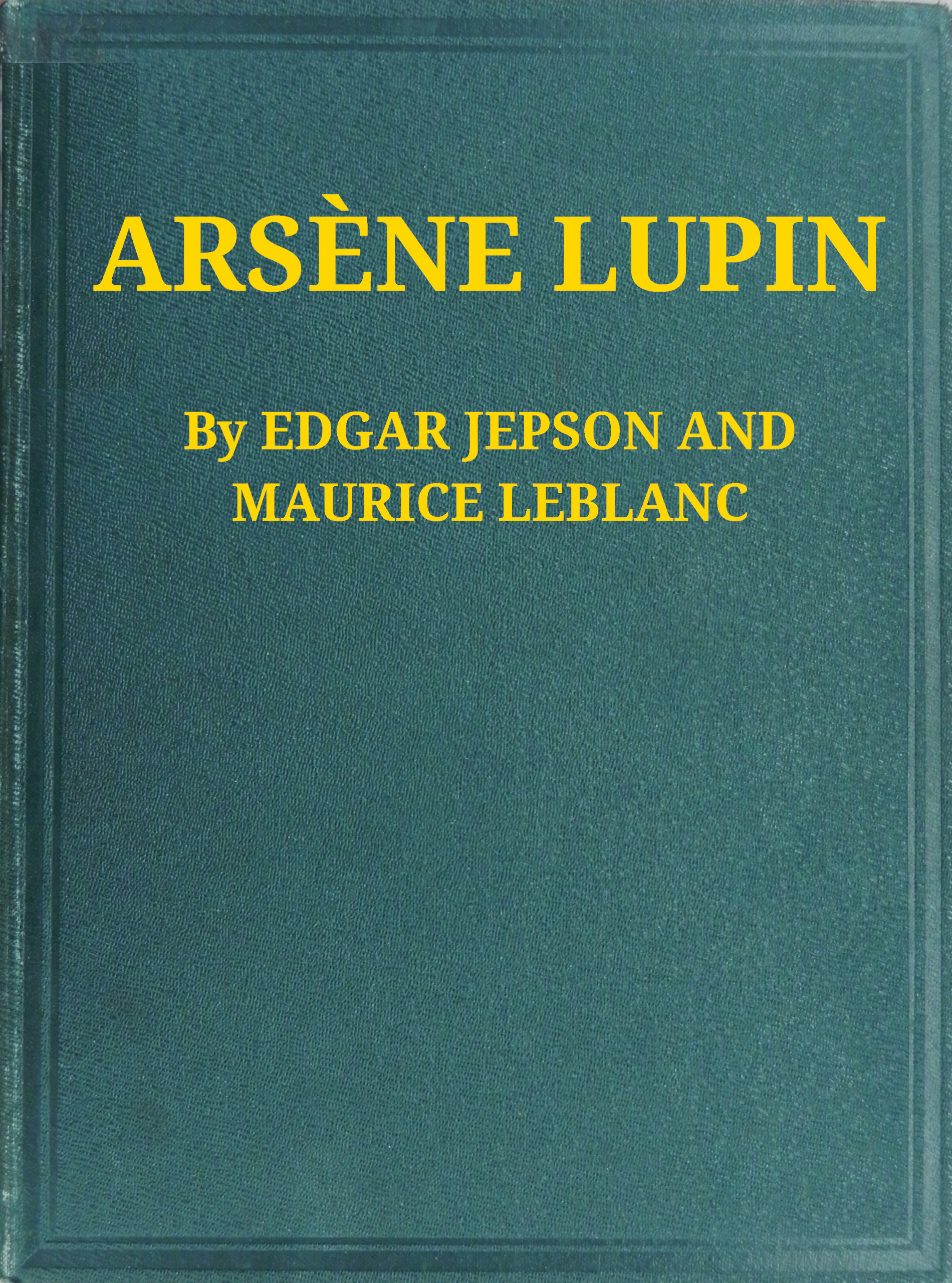 Arsène Lupin Cover