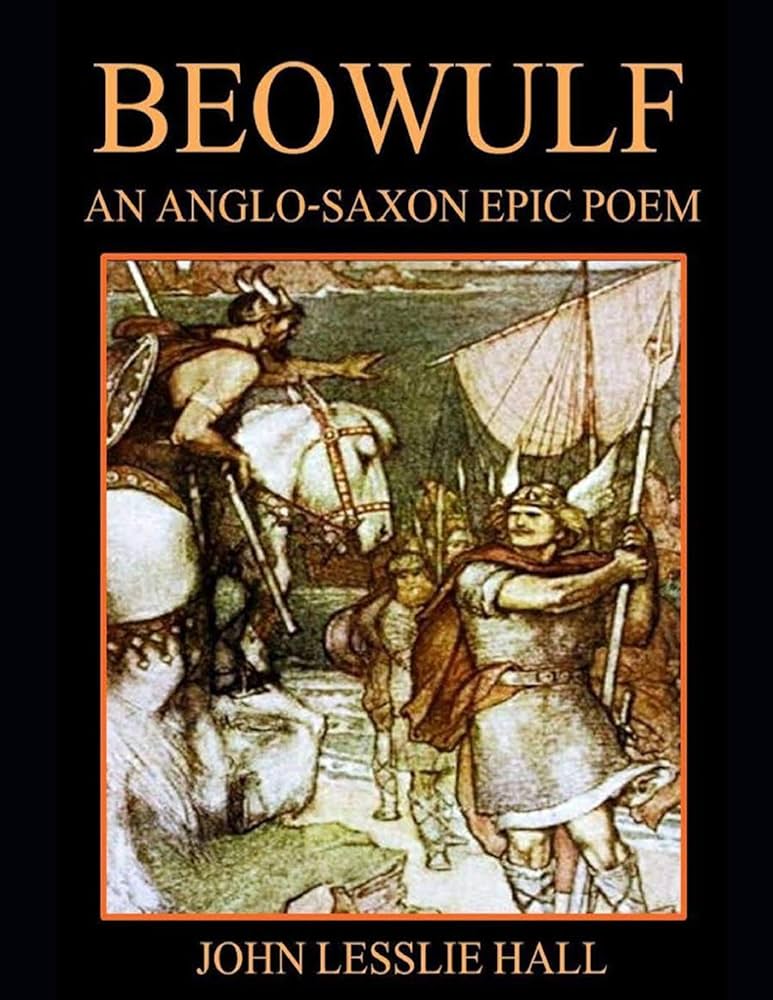 Cover of Beowulf: An Anglo-Saxon Epic Poem